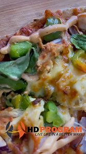 20K views · 325 reactions | Diet Friendly Pizza.  Total calories 370 and 20 Gram Protein. #HDprogram #hdmeal | HD Program | Facebook