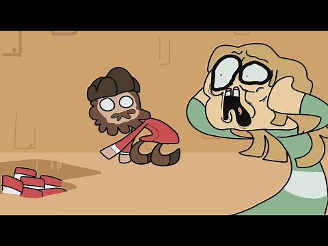 TWO ANNOYING GIRLS TROLLED ON MINECRAFT(minecraft trolling animation)