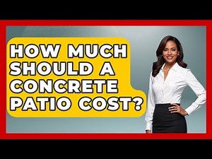 How Much Should A Concrete Patio Cost? - Civil Engineering Explained