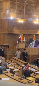 3.1K views · 30 reactions | Ranbir Singh Pathania, BJP MLA from Udhampur East becomes one of the first to take oath in Sanskrit as MLA… | News Sehar India | Facebook