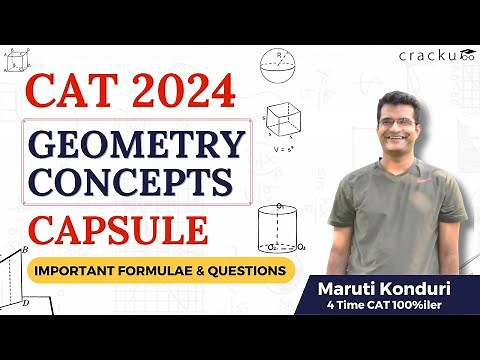 CAT 2024 Geometry Concepts Capsule (Important Formulas & Questions)