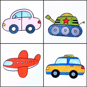 32K views · 319 reactions | Learn to Draw Vehicles in Simple Steps | Kids Planet | Facebook