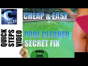 Pool Cleaner Stuck - Easy Fix - Do this TODAY!