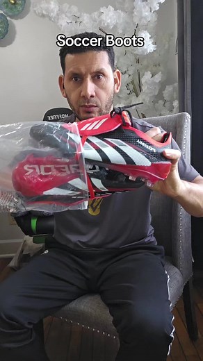 Red & Black Soccer Boots Showcase