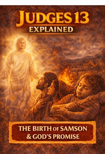 In Judges 13, Israel is oppressed by the Philistines for forty years, and God responds by announcing the birth of a deliverer — Samson. An angel appears to Manoah’s wife, revealing that her son will be a Nazirite from birth and will begin to save Israel. This chapter shows God’s sovereign plan unfolding quietly, through obedience, faith, and divine purpose. #BibleChapterByChapter #Judges13 #Samson #BibleExplained #OldTestament