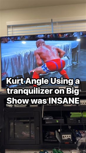 The ruthless aggression era was true to its name 😂#WWE #KurtAngle #BigShow #ruthlessaggression #SmackDown | WWG-World Wrestling Gamertainment