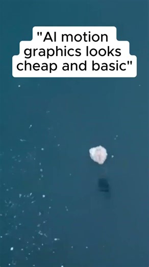 AI motion graphics is “cheap and basic”