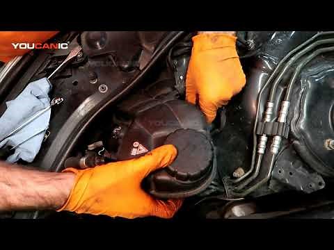 2006-2013 Mercedes-Benz S-Class W221 S550 V8 Radiator Coolant Reservoir Replacement