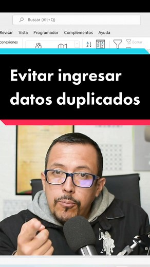 Evitar ingresar datos duplicados en Excel