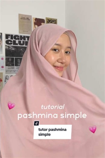 Tutorial Pashmina Simple tanpa Ribet