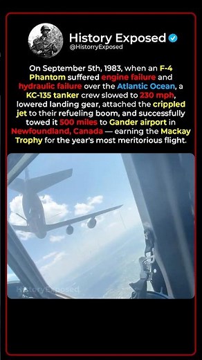 Why a Boeing KC-135 Towed an F-4 Phantom Across The Atlantic😳