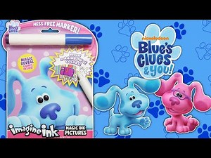 Blue's Clues & You Imagine Ink Coloring & Activity Book | Coloring Fun with Mess-Free Marker