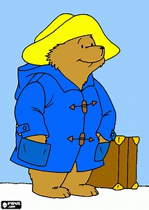 Paddington Bear coloring page, printable Paddington Bear
