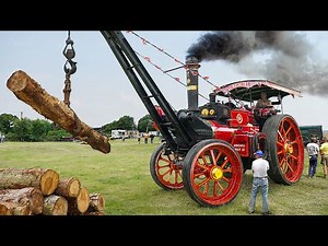 Firing Up Super Old Steam Tractors For Heavy Works