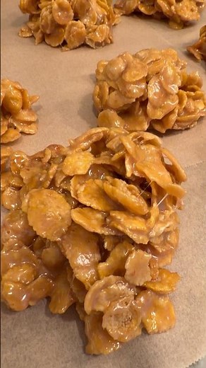 No bake #chewy #cornflake cookies. #recipe #cookies #homemade