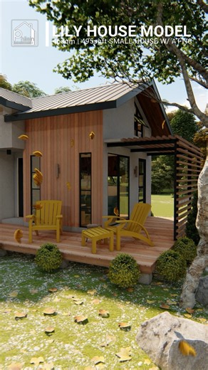 205K views · 4.6K reactions | LILY HOUSE MODEL 46sqm 2 BEDROOM HOUSE W/ ATTIC FULL HOUSE TOUR ON YOUTUBE #simplehouse #lofthouse #smallloft #budgethomes #house #tinyhouse #simplehouse #bahay #minimalisthouse2025 #philein #smallhouse #smallhousedesign #tropicaldesign #MinimalistHome #tropicalhouse #modernsmallhouse #lofthouse #attic #bahaykubo #4bedroomhouse #3bedrooms #roofdeck | Philein BudgetHomes | Facebook