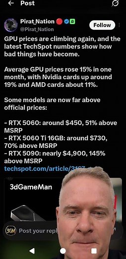 GPU Prices Are Mad! #nvidia #gpu #amd #intel
