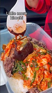 When Asian mom lets you eat only one cup of rice… #food #eating #mukbang #kimchi #rice