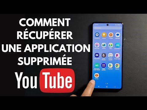 Comment récupérer une application supprimée d'un téléphone Android