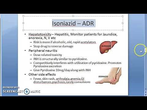 Pharmacology 765 b Isoniazid isonicotinic acid hydrazide INH H HRZE TB Tuberculosis AntiTubercular