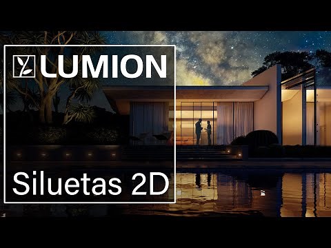 Tutorial Lumion 12: nuevas siluetas 2D