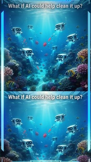 I Trained AI to Clean the Ocean! - AI For Oceans #Shorts #shortseducation