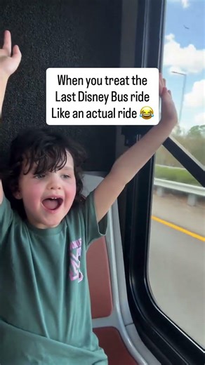 This girl loves all Disney transportation 😂 173 days and counting until we are back home 🏰✨