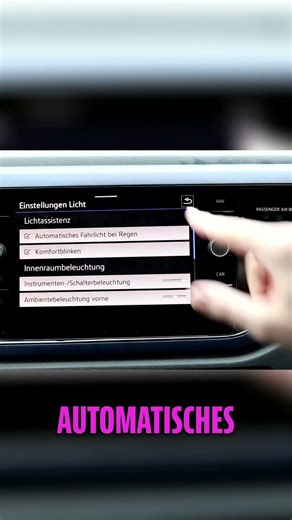 VW Polo: Geschwindigkeitswarnung & Lichtfunktionen #shorts