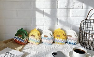 100% Handmade Crochet Coin Pouch, Clasp Purse, Kiss Lock Pouch, Crochet Bag, Gift for Kids, Air Pods Case - Etsy