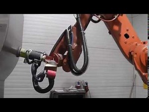 Robotic sanding stainless steel - programmed with AUTOMAPPPS