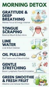 Morning Detox Routine for Energy & Gut Health #healthyeating