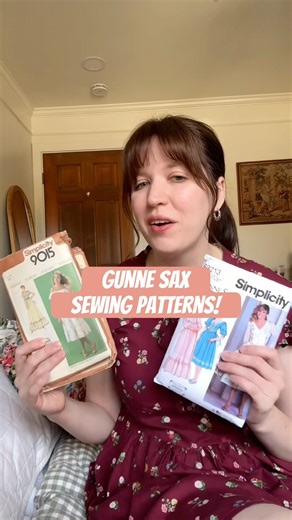 Gunne Sax sewing patterns from Simplicity! #sewing #sewingpatterns #vintage ‪@SimplicityVideo‬