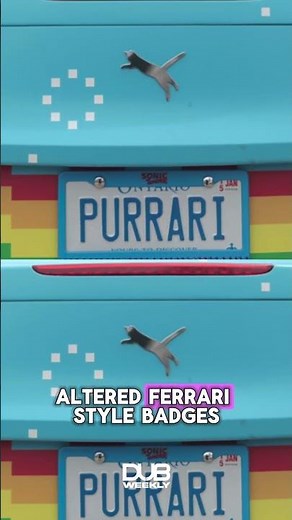 Deadmau5 his $200K Ferrari 458 into the 'Purrari' with a Nyan Cat wrap & custom badges wrap. 👌