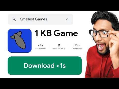 1KB TO 100KB SMALLEST ANDROID GAMES