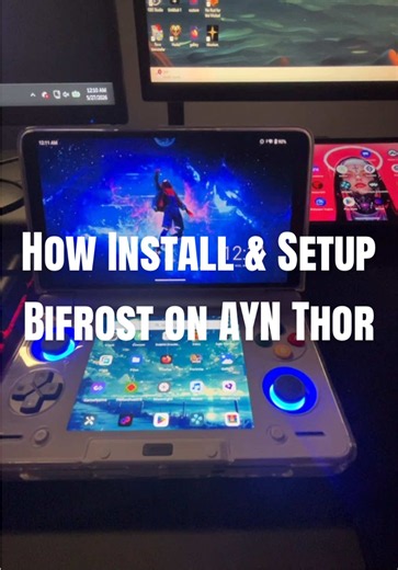 Tutorial on how to download Bifrost and setup for AYN Thor #aynthor #emulation #emulator #android