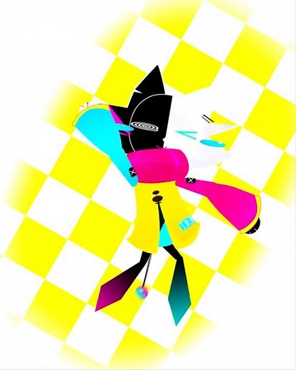 Silly creature dancing