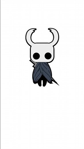 How To Draw Hollow Knight - The Knight | Easy Drawing Tutorial #hollowknight #silksong