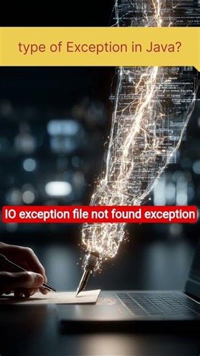 type of Exception in java?#shorts #shortvideo #shortfeed #youtubeshorts #javatutorial