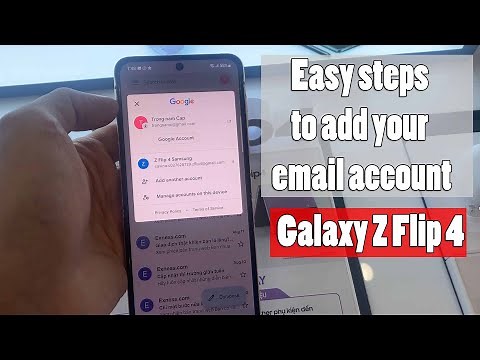 How to set up email on Samsung Galaxy Z Flip 4 | easy steps to add your email account
