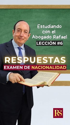 152K views · 4.3K reactions | ¿Tienes miedo de no pasar el examen de nacionalidad?  Tranquilo, aquí te muestro preguntas reales y sus respuestas para que practiques conmigo. Cada semana subimos más ejemplos para ayudarte a aprobar a la primera.  #ExtranjeríaEspaña #CCSE #RafaelSerranoAbogado #Nacionalidad | Abogado Rafael Serrano | Facebook