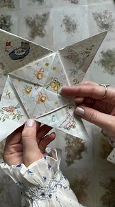 valentines but make it christmas ❣️ y’all know these are my favorite vintage inspired pocket notes to fold!! had a quick minute to whip up this little guy to add to the collection my tutorial on how to make these is in my reels from February this year | Celeste Clark Co.