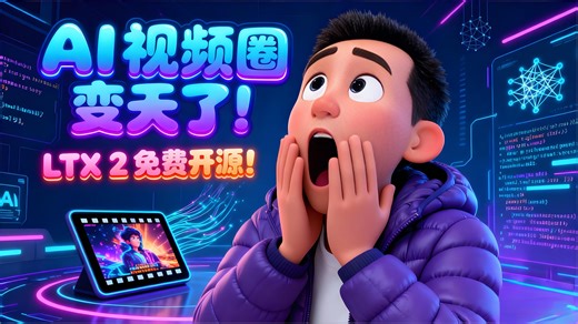 AI视频圈变天了！LTX 2免费开源！
