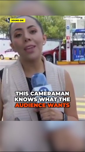 This cameraman couldn’t focus when he saw her walk by and he risked his career to share this work of art with the audience. | Positive