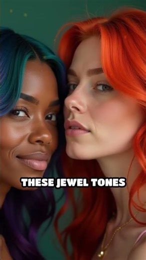 Vibrant Gemstone-Inspired Hair Color Ideas