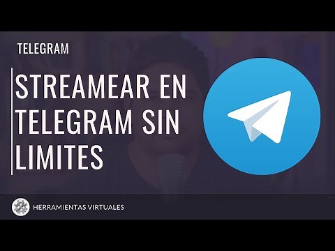 Cómo TRANSMITIR en vivo en Telegram 🔴 Stream en directo sin límites