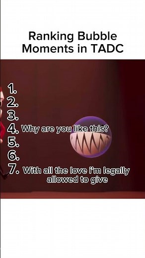 Best Bubble Moments in TADC #theamazingdigitalcircus #ranking #bubble