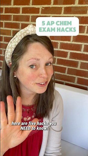 Top 5 AP Chem Exam tips #apchem #apexams #apchemexam