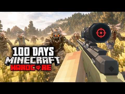 I Survived 100 Days in a FUNGAL Outbreak in Hardcore Minecraft