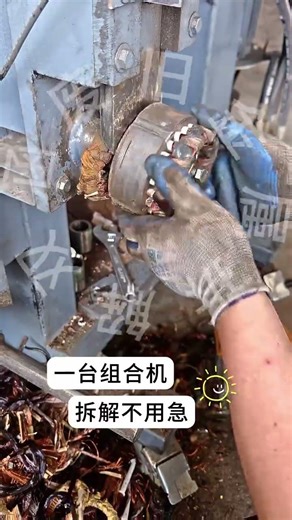 Motor disassembly machine...