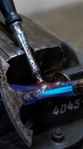 100K views · 290 reactions | Old Butcher's Cleaver Restoration 1 | DIY & Crafts | Facebook